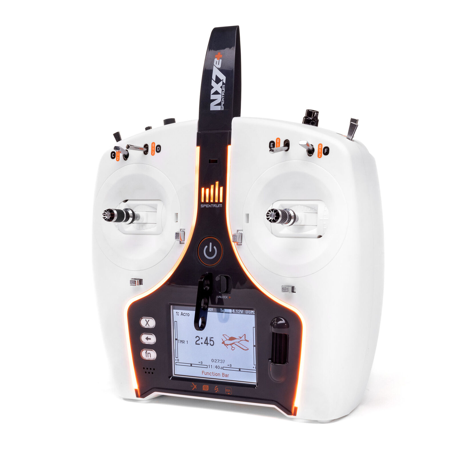 Spektrum NX7e+ White Edition 14-Channel DSMX Transmitter Only