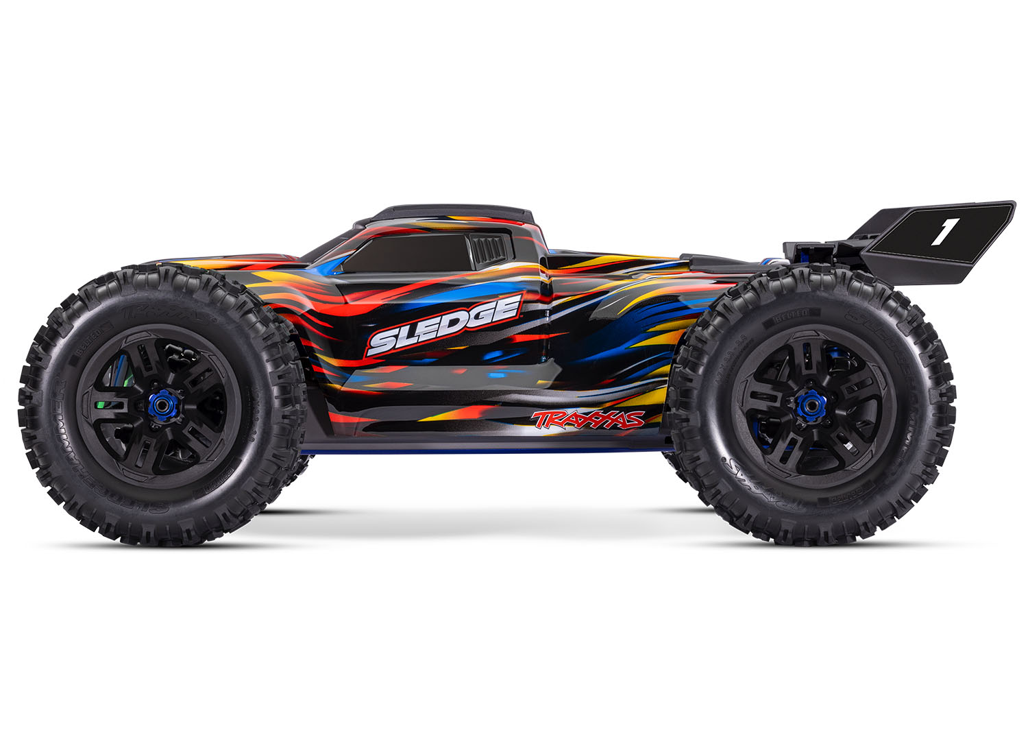 Traxxas Sledge V2 Belted Brushless 6S Off-Road Truggy 1/8 4WD TSM RTR Blue Summer Sale