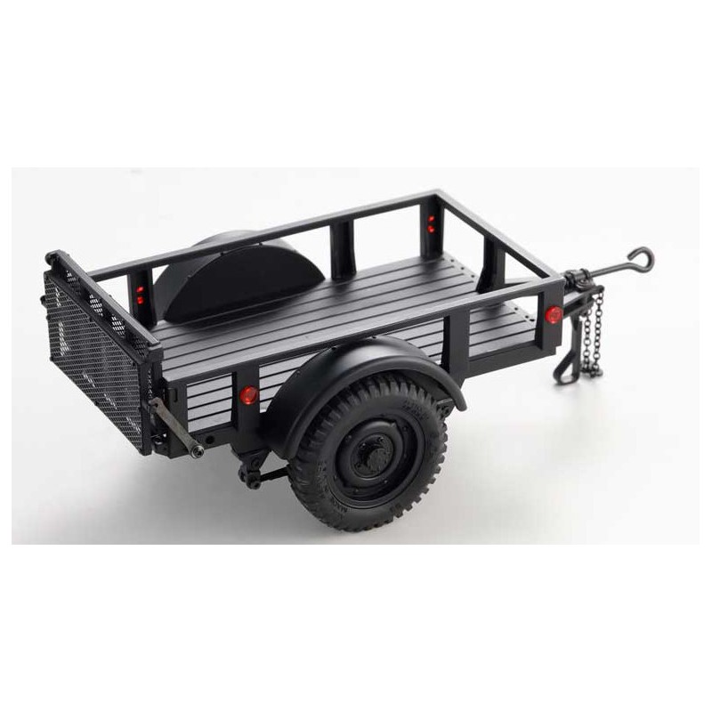 FMS Utility Trailer B Black 1/12 - 1/18