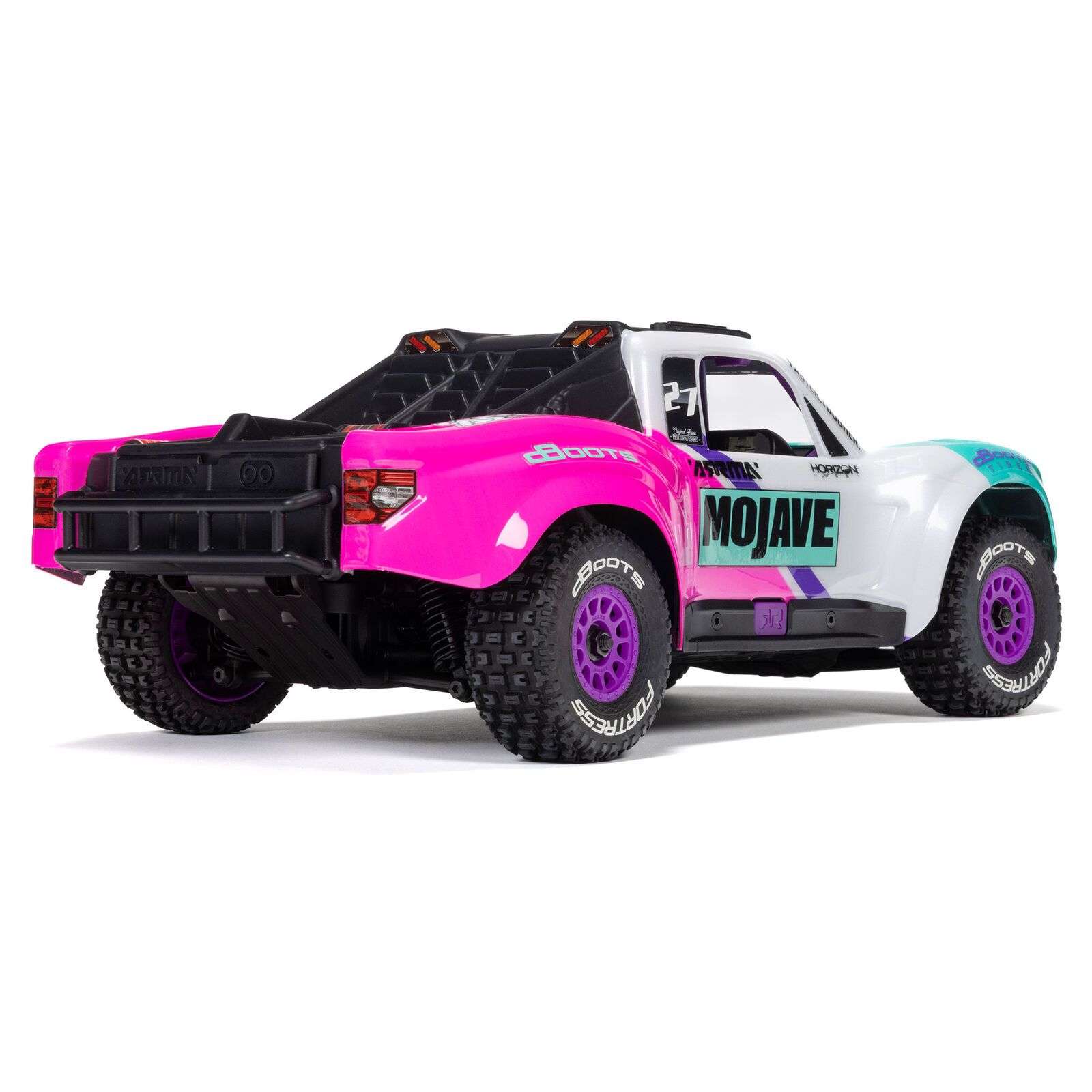 Arrma Mojave Grom 223S DSC 4X4 RTR Brushless Desert Truck, Teal (Battery & Charger Included) 1/16