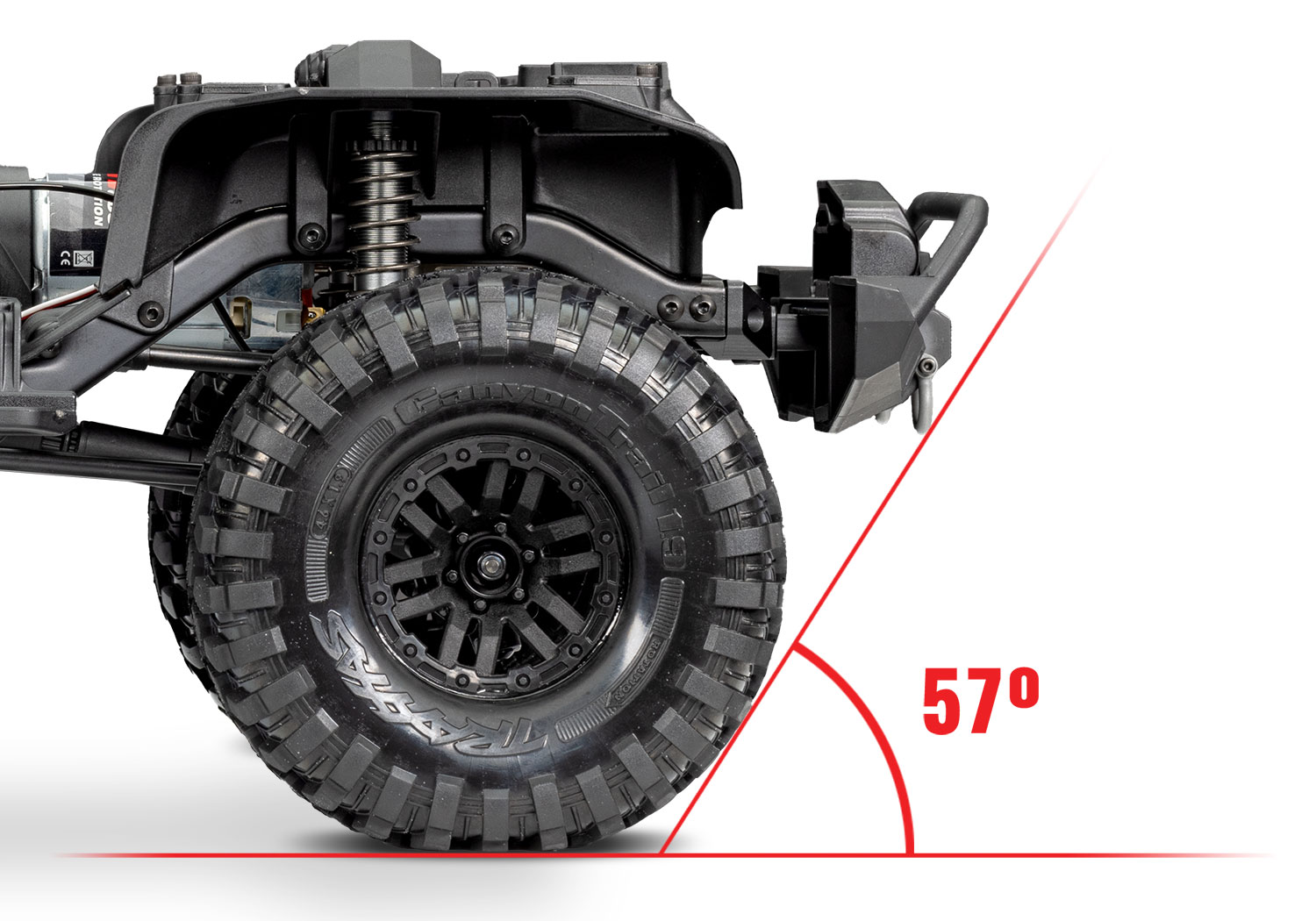 Traxxas Land Rover Defender TRX-4 4WD Scale and Trail  Crawler Fully-Assembled 1/10 Clipless Red