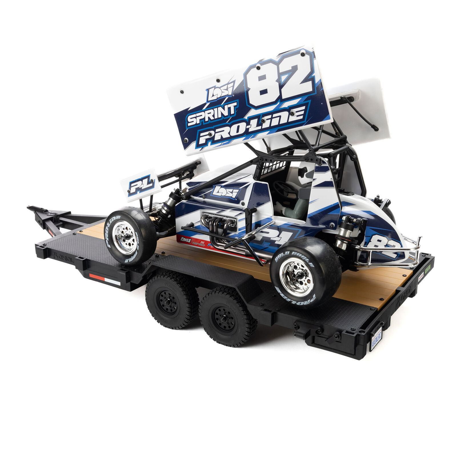Axial SCX10 Flat Bed Vehicle Trailer 1/10