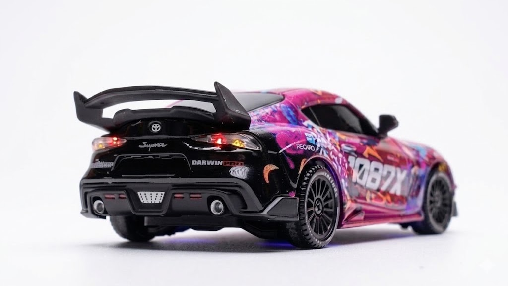 Absima Toyota Supra RTR 4WD Drift / Race Car 1087X 1/43 Pink