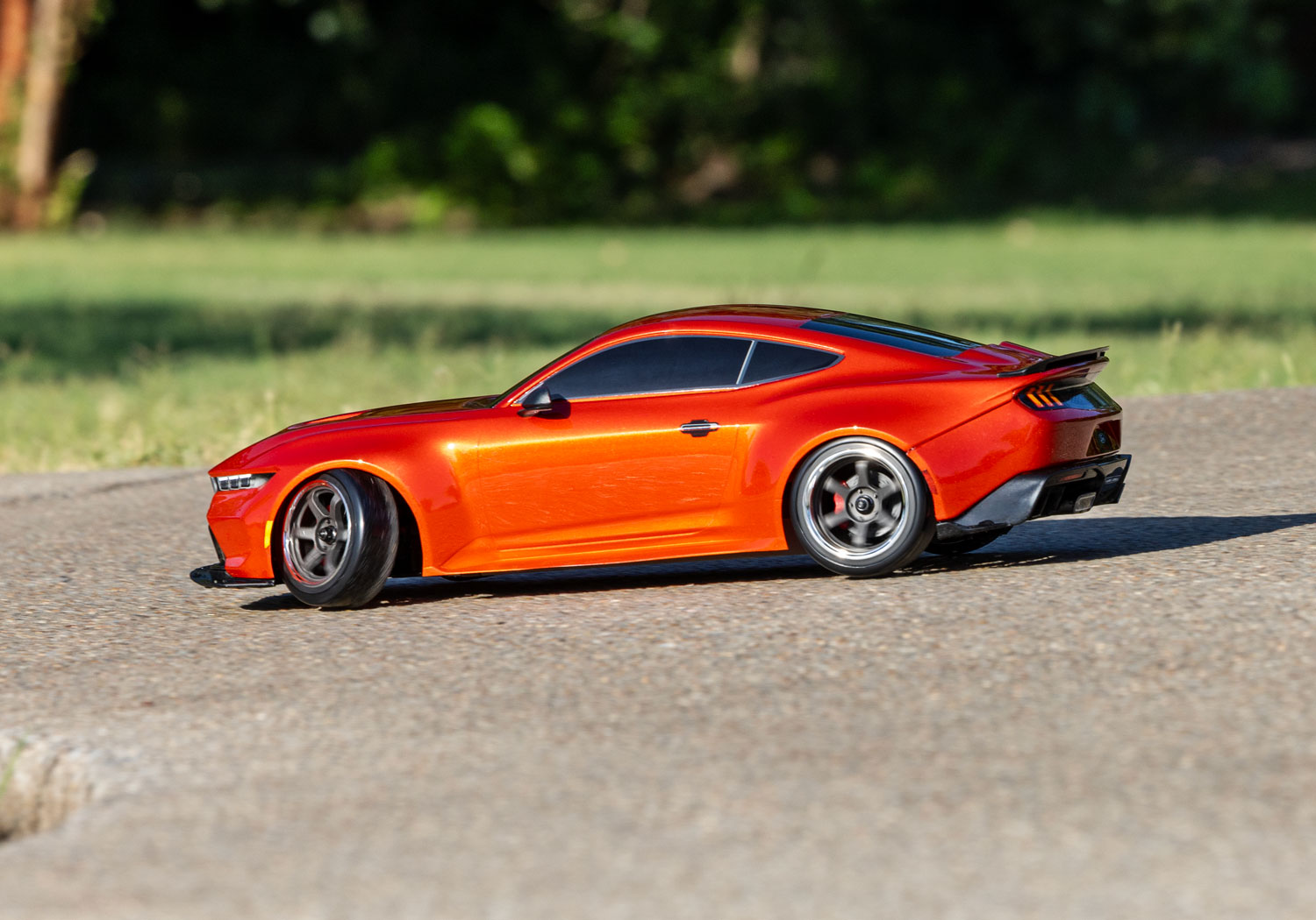 Traxxas 4-TEC 2024 Ford Mustang RWD Drift Car RTR 1/10 Copper Summer Sale