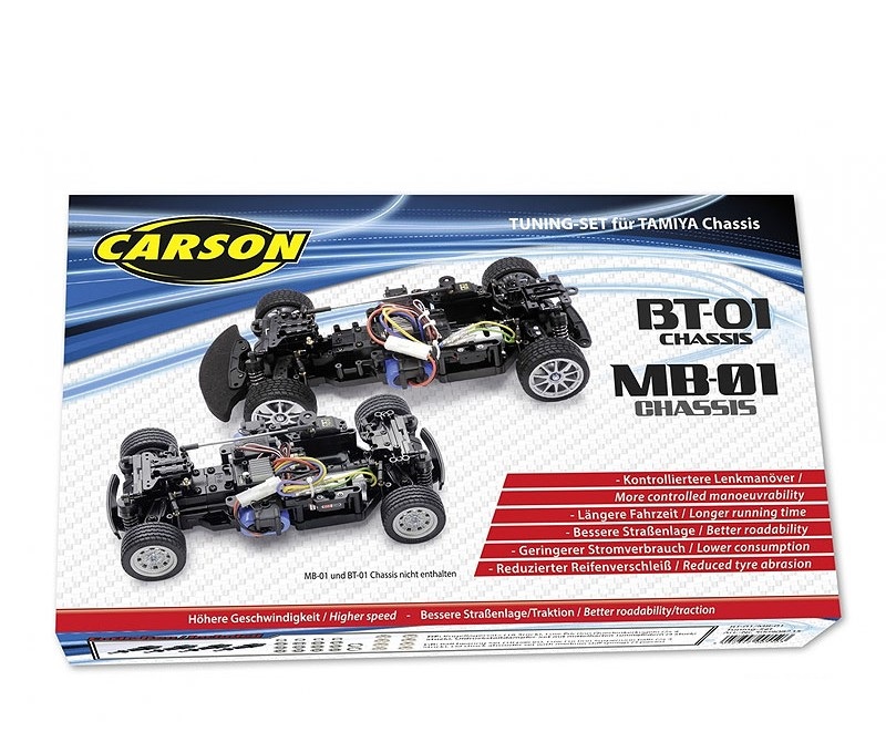 Carson Tuning set voor Tamiya MB-01 / BT-01 Chassis