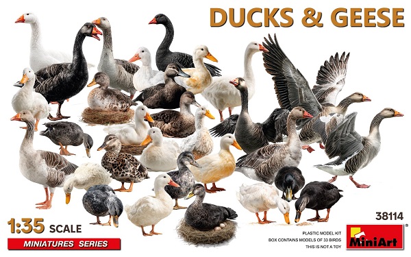 MiniArt Ducks & Geese 1/35