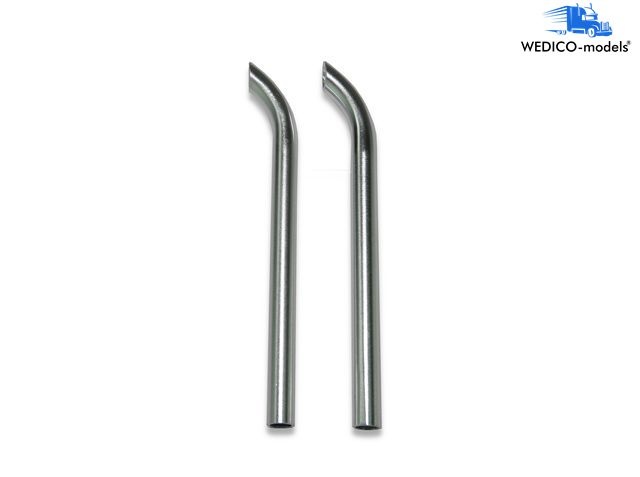 WEDICO Exhaust Pipes Aluminum Bent Set (2)