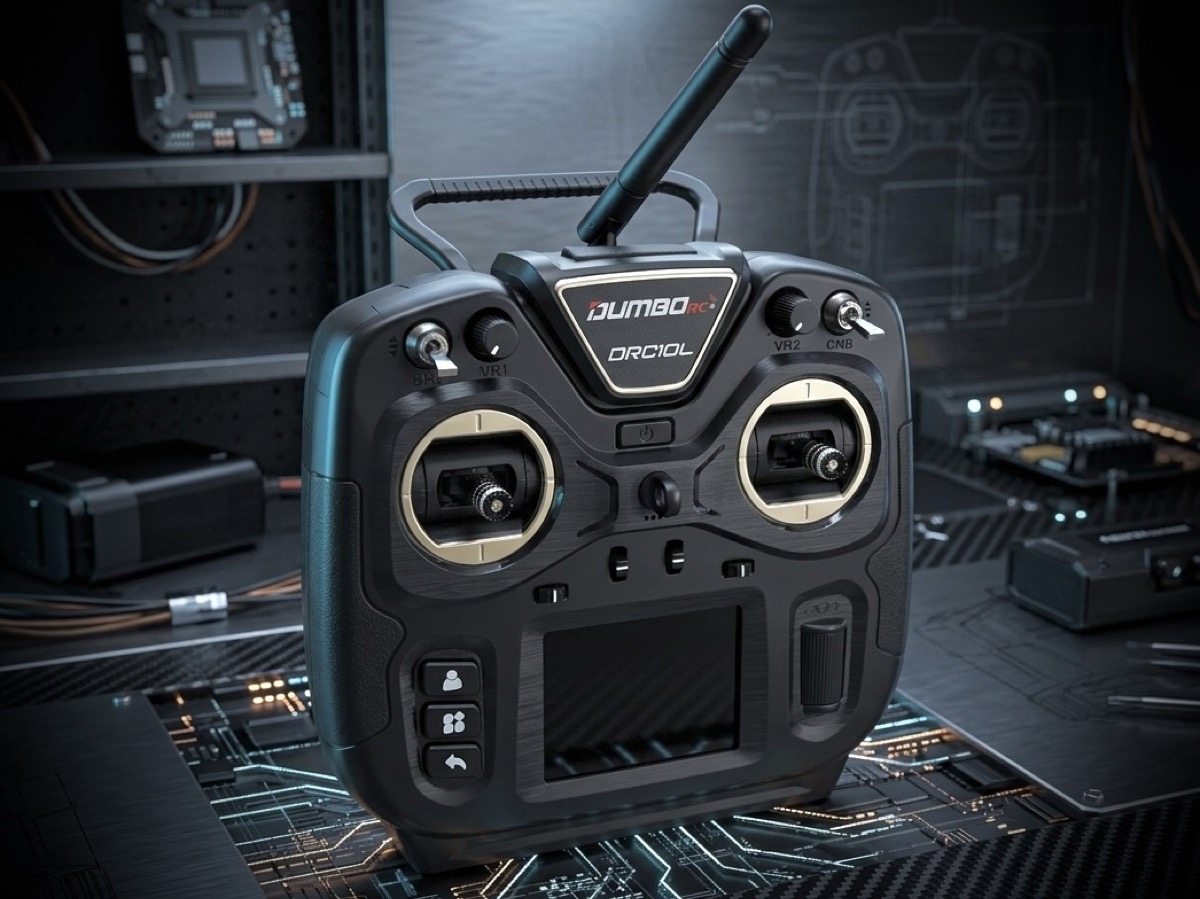 DumboRC DRC10L 10-Kanaals Stick Afstandsbedieningsset 2.4GHz