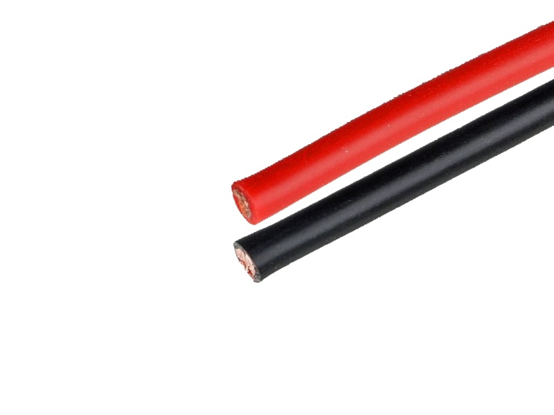 D-Power Siliconen Kabel 1.5qmm Rood & Zwart
