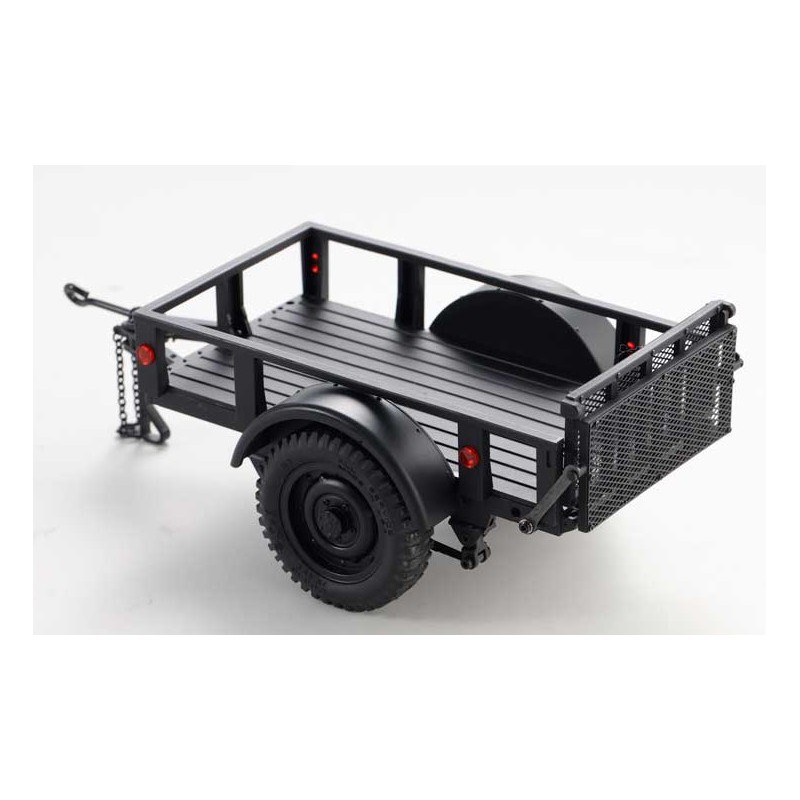 FMS Utility Trailer B Black 1/12 - 1/18