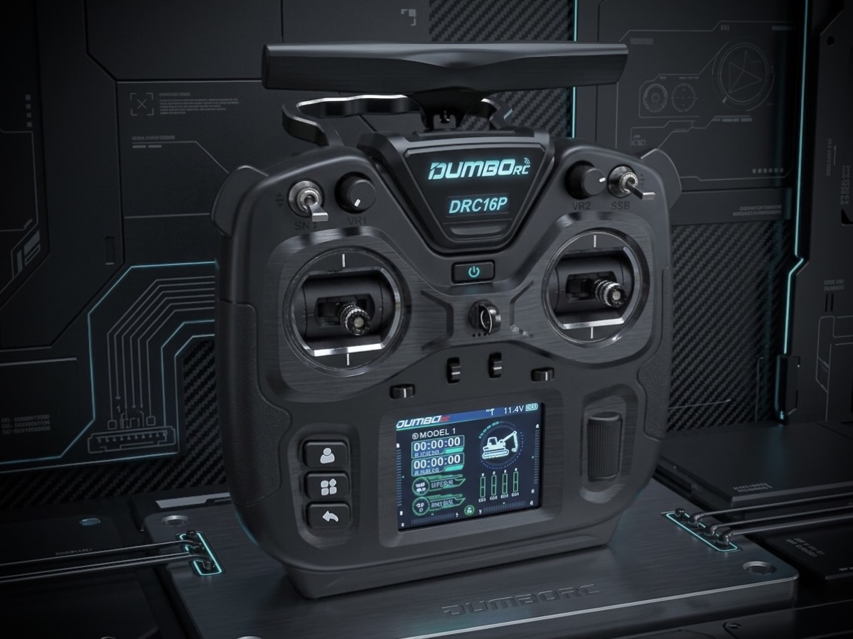 DumboRC DRC16P 16-Kanaals Stick Afstandsbedieningsset 2.4GHz