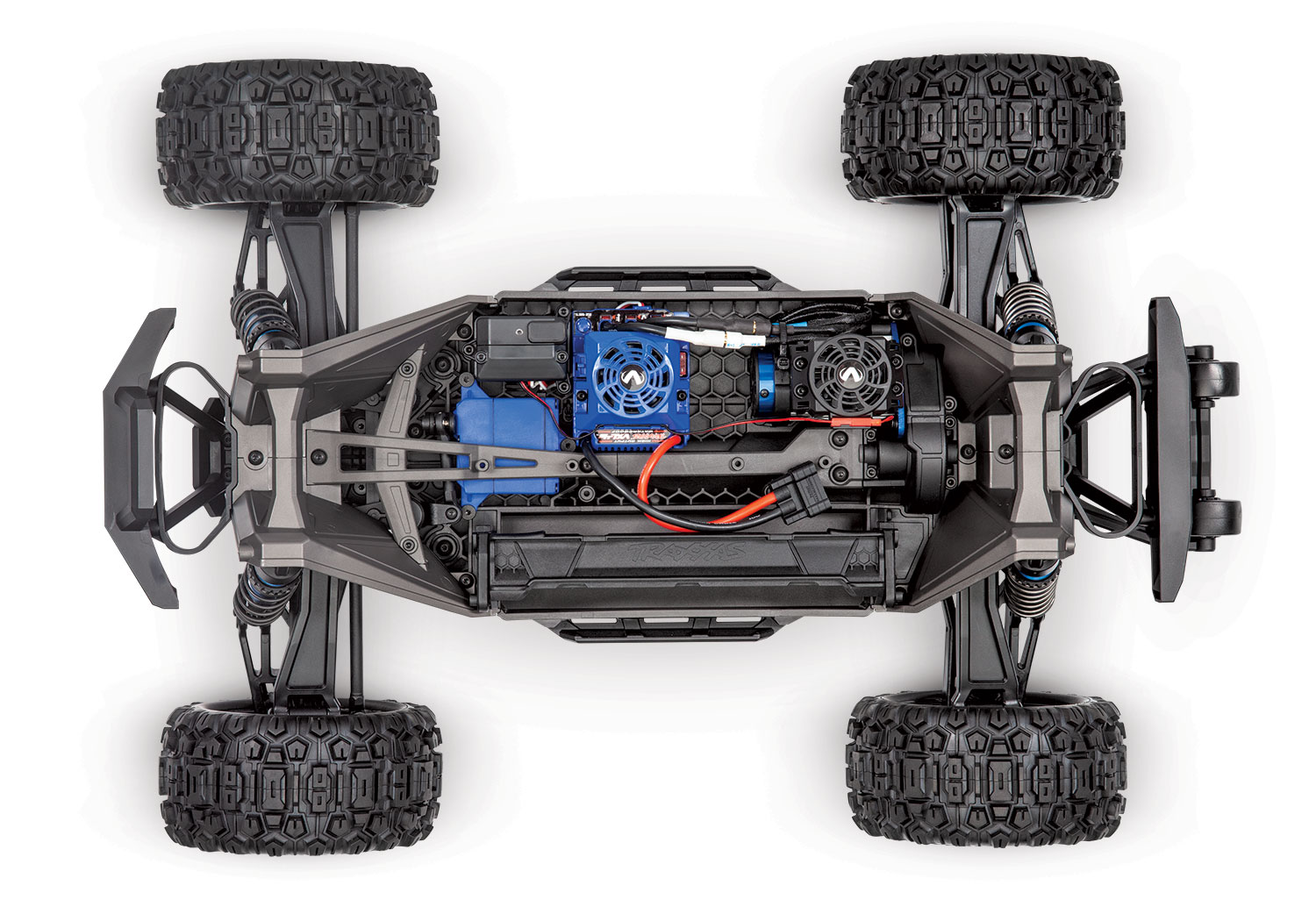 Traxxas Wide Maxx 4WD Brushless Electric Monster Truck VXL-4S TQi 1/8 - Blue