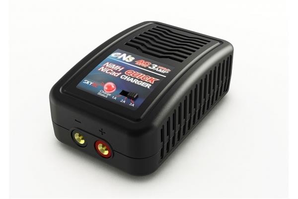 SkyRC eN3/eN20 AC NiMH/NiCd Fast Charger 1-3A 4-8 cell with Tamiya charging plug