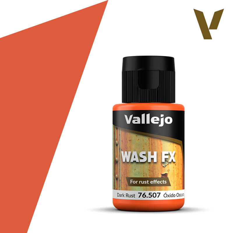 76507 Vallejo Model Wash FX Dark Rust 35ml