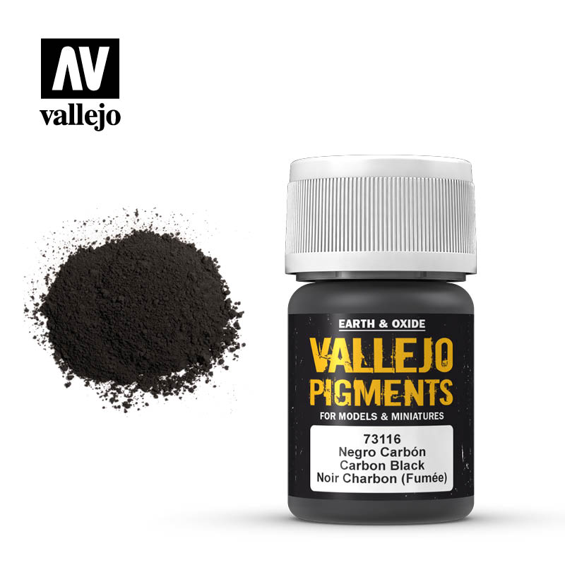 73116 Vallejo Pigment Carbon Black 35ml