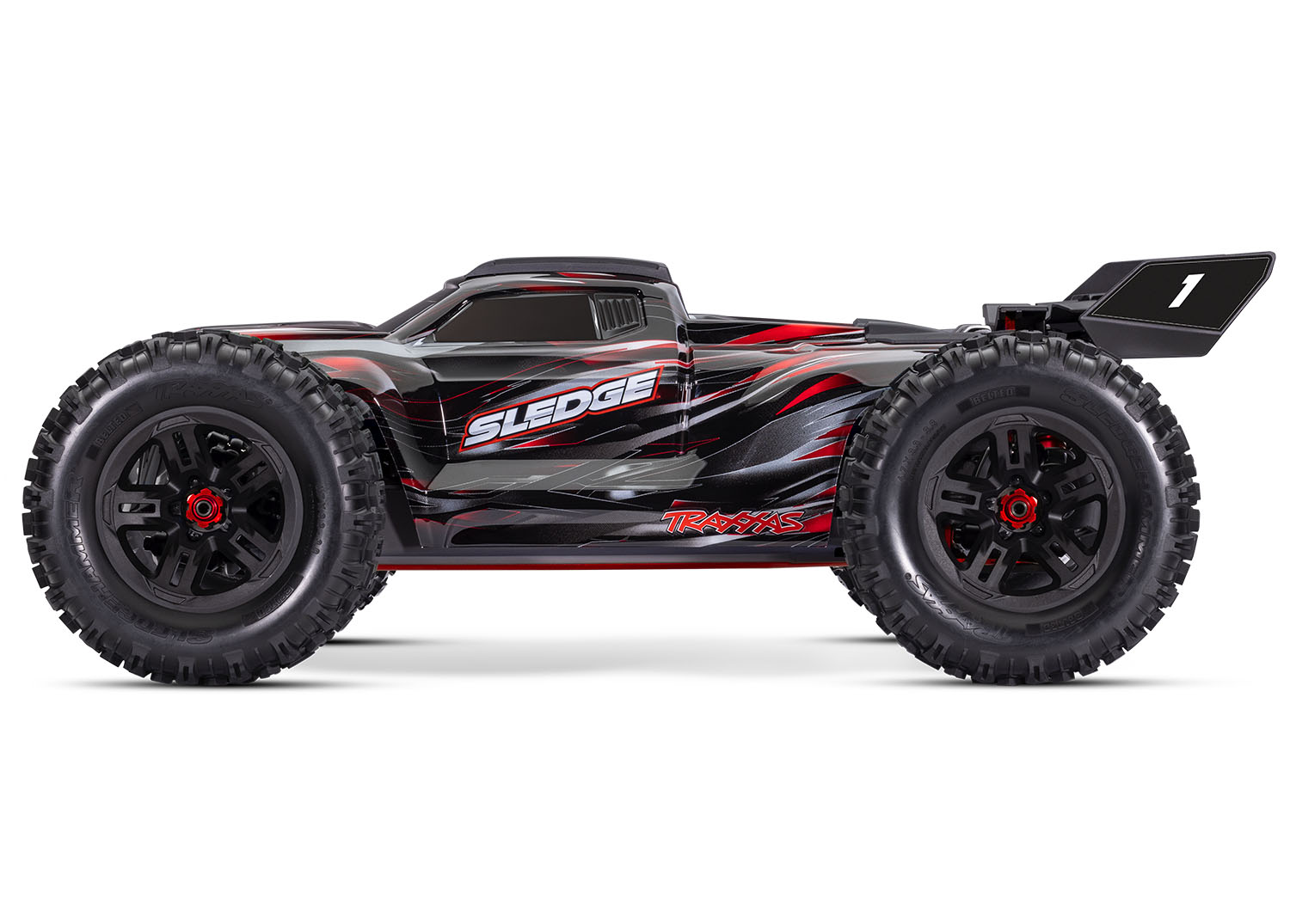 Traxxas Sledge V2 Belted Brushless 6S Off-Road Truggy 1/8 4WD TSM RTR Red Summer Sale