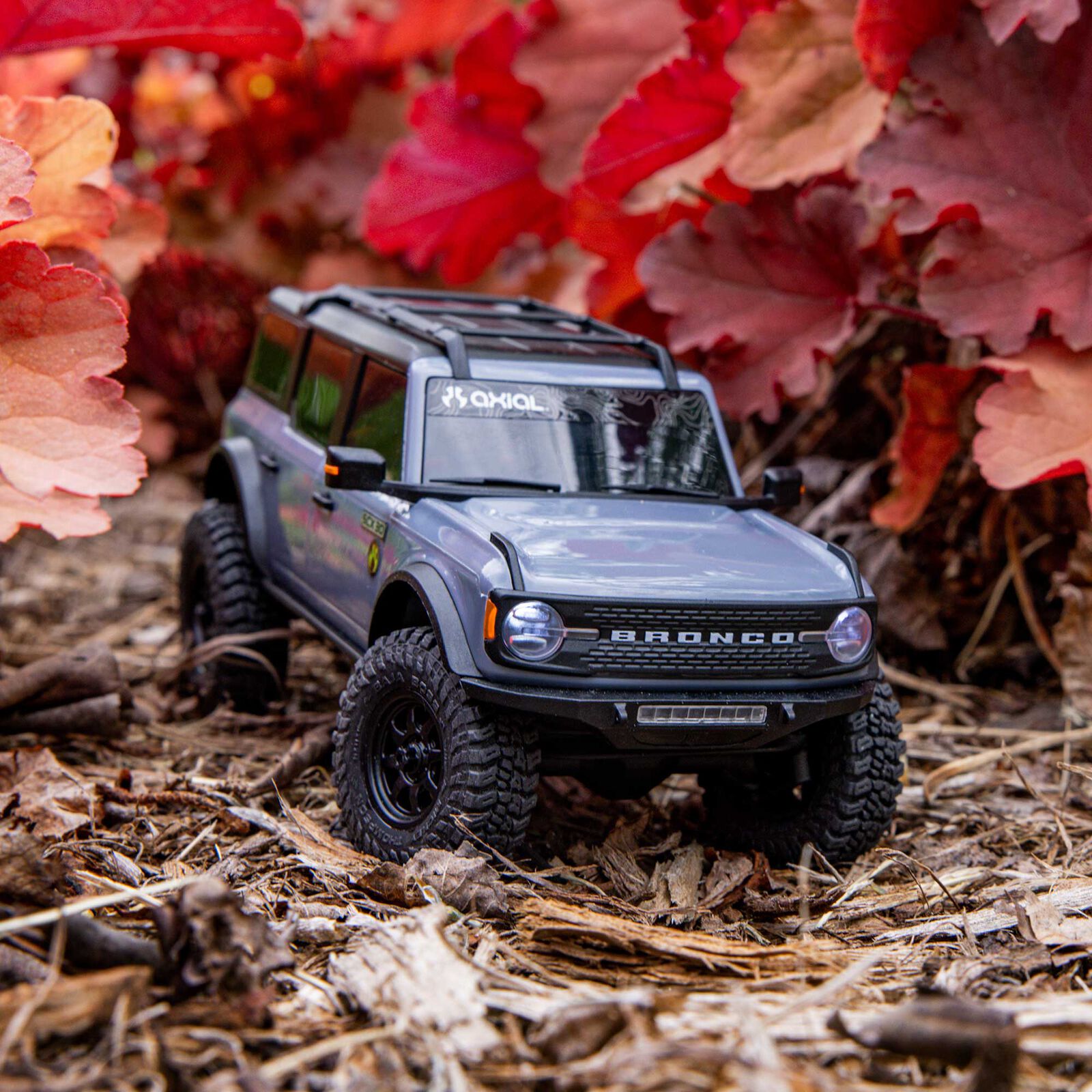 Axial SCX30 Ford Bronco 4X4 RTR Brushed Rock Crawler (Battery & Charger Included) Gray 1/30
