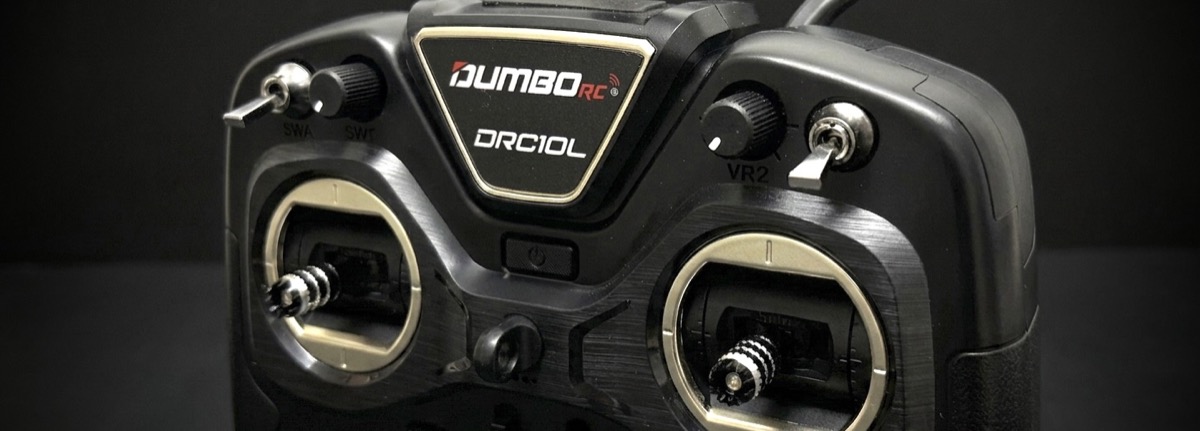 DumboRC DRC10L 10-Kanaals Stick Afstandsbedieningsset 2.4GHz