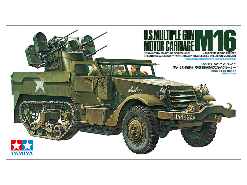 Tamiya U.S. Multiple Gun Motor Carriage M16 1/35