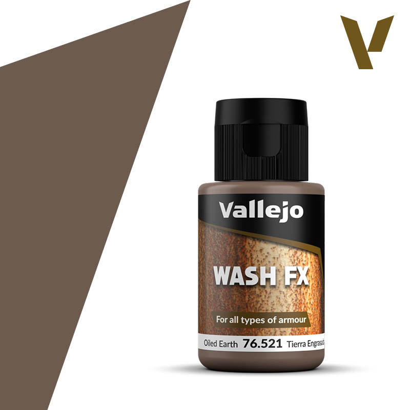 76521 Vallejo Model Wash FX Oiled Earth 35ml