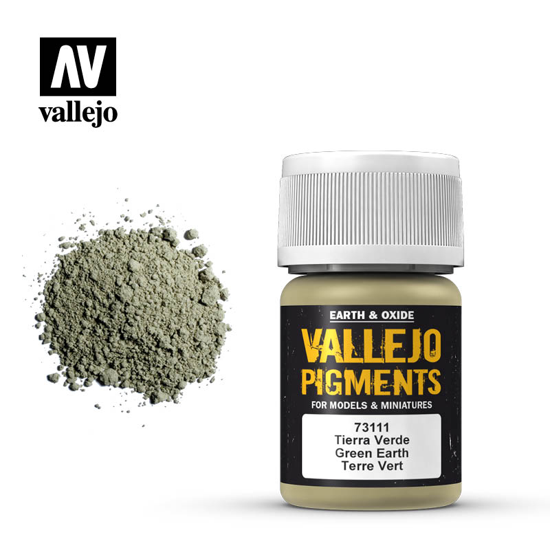 73111 Vallejo Pigment Green Earth 35ml