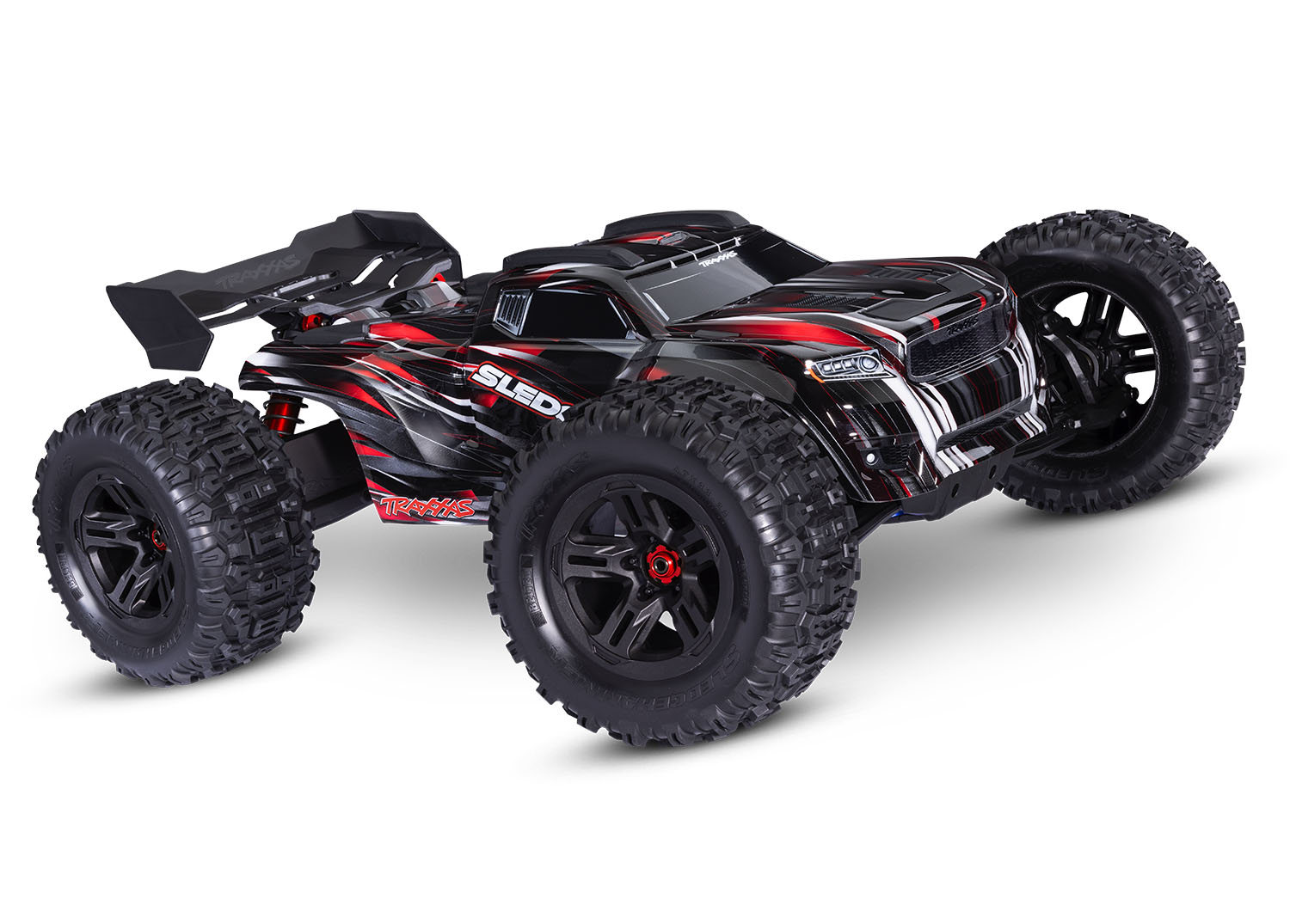Traxxas Sledge V2 Belted Brushless 6S Off-Road Truggy 1/8 4WD TSM RTR Red Summer Sale