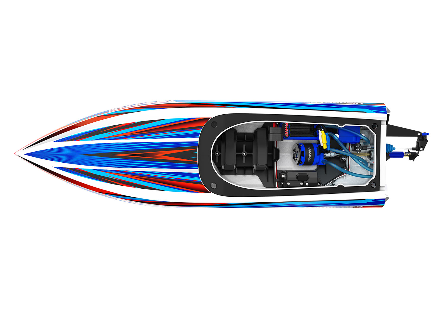 Traxxas Disruptor 4S 40+ MPH High-Performance Boat Orange