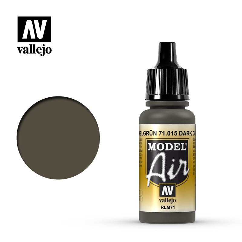 71015 Vallejo Dark Green RLM71 Model Air 17ml