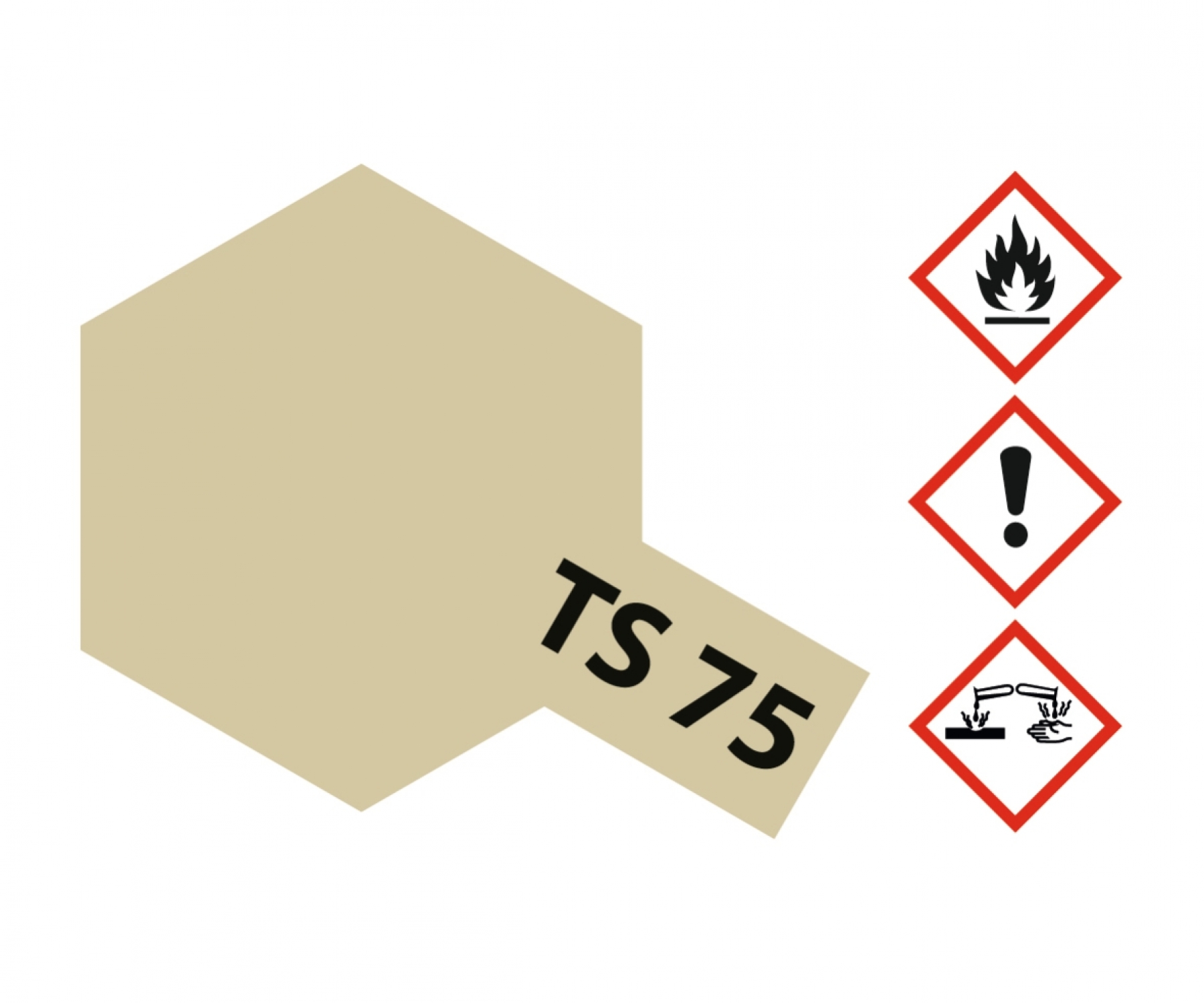TS75 Spray Champagne Gold metalllic 100ml Tamiya