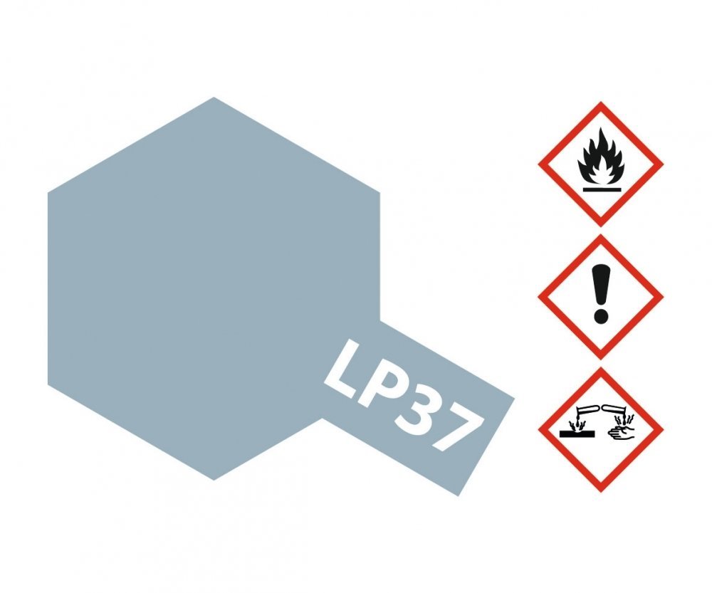 LP37 Potje Light Ghost Gray flat 10ml Tamiya