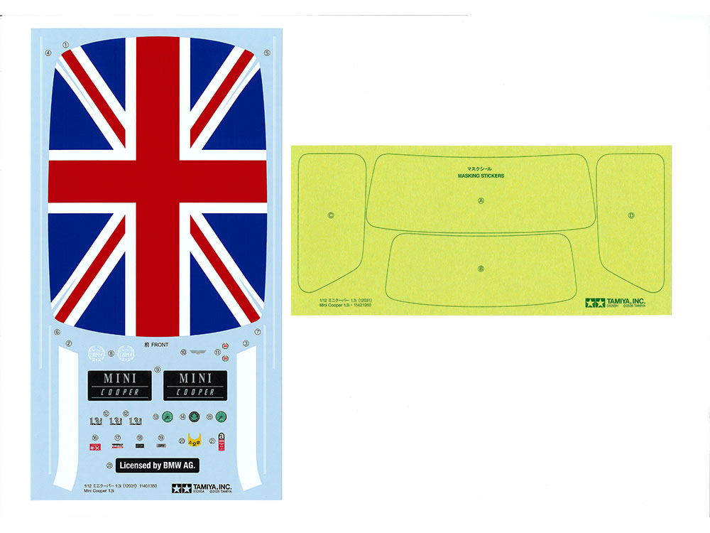 Tamiya Mini Cooper 1.3i Kit 1/12
