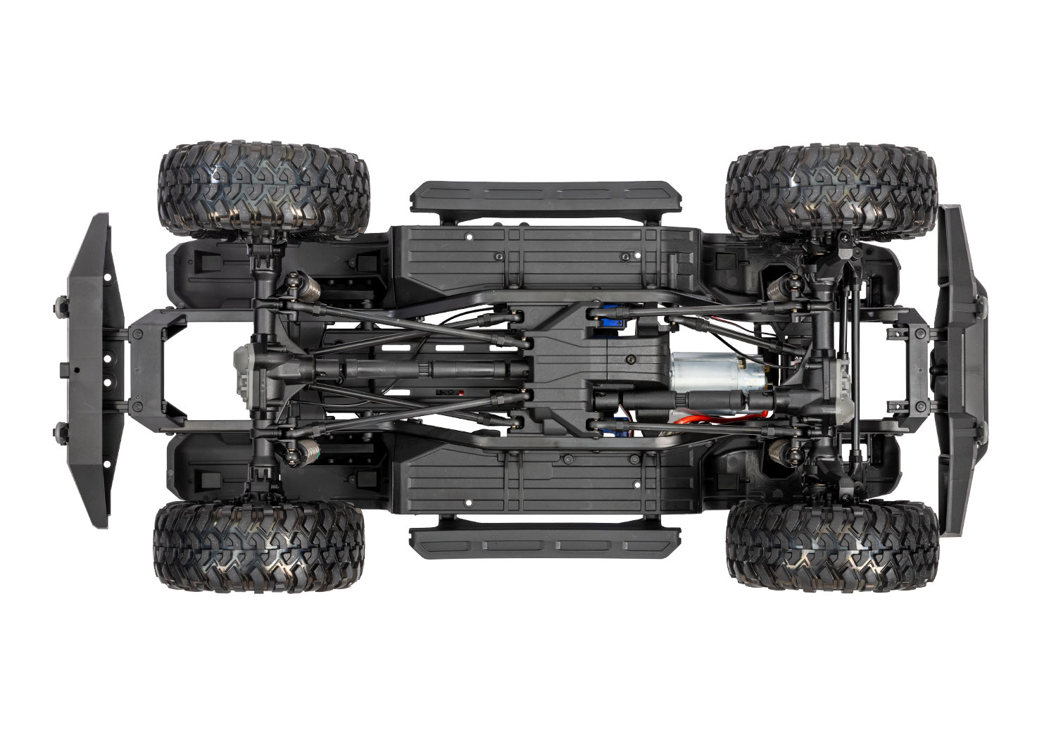 Traxxas Land Rover Defender TRX-4 4WD Scale and Trail  Crawler Fully-Assembled 1/10 Clipless Red