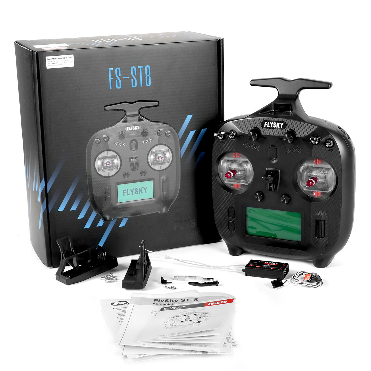 FlySky FS-ST8 Upgrade 8 Channel Transmitter with Receiver