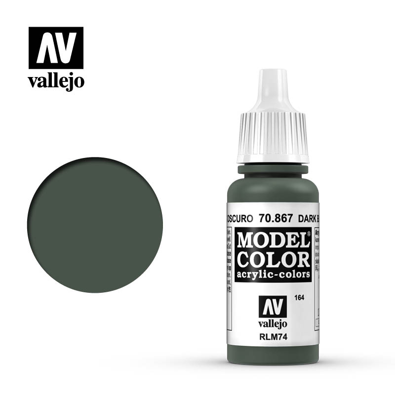 70867 Vallejo Dark Blue Grey Model Color 17ml
