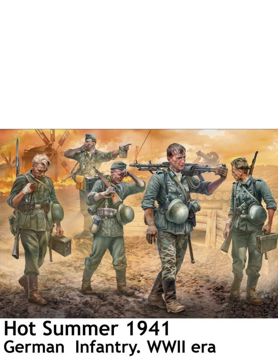 Master Box Hot Summer 1941 German Infantry WWII era 1/35
