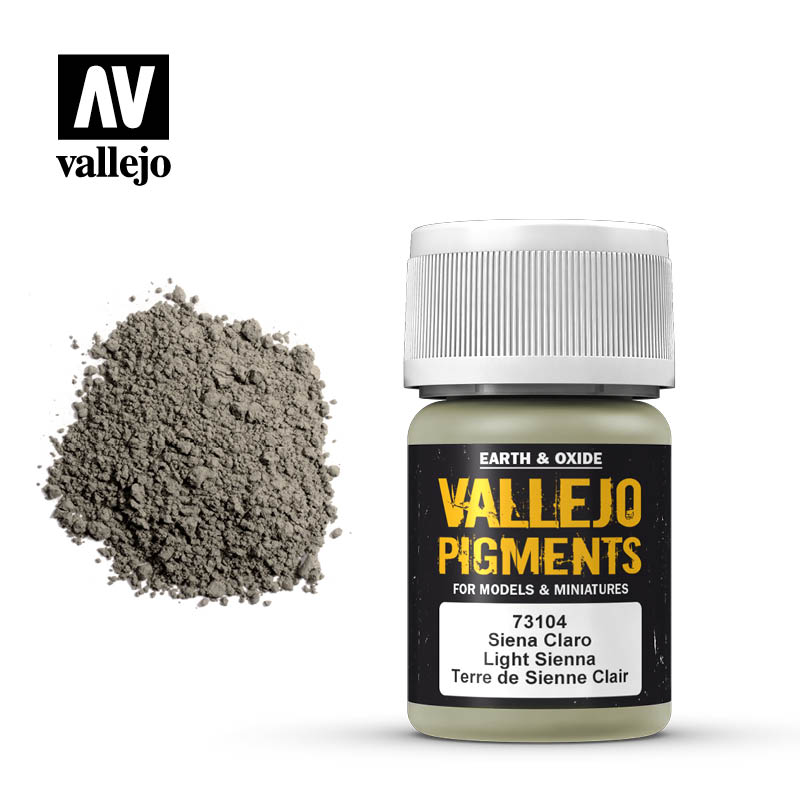 73104 Vallejo Pigment Light Sienna 35ml