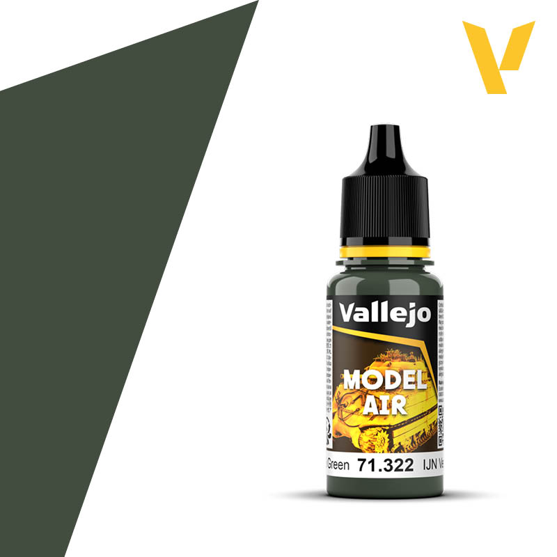 71322 Vallejo IJN Black Green Model Air 18ml