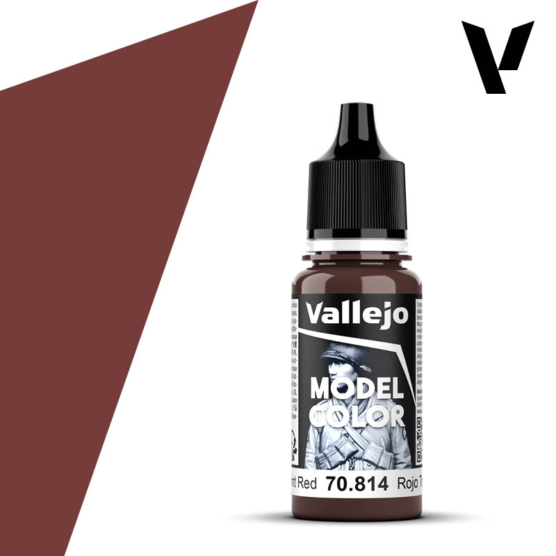 70814 Vallejo Burnt Red Model Color 18ml