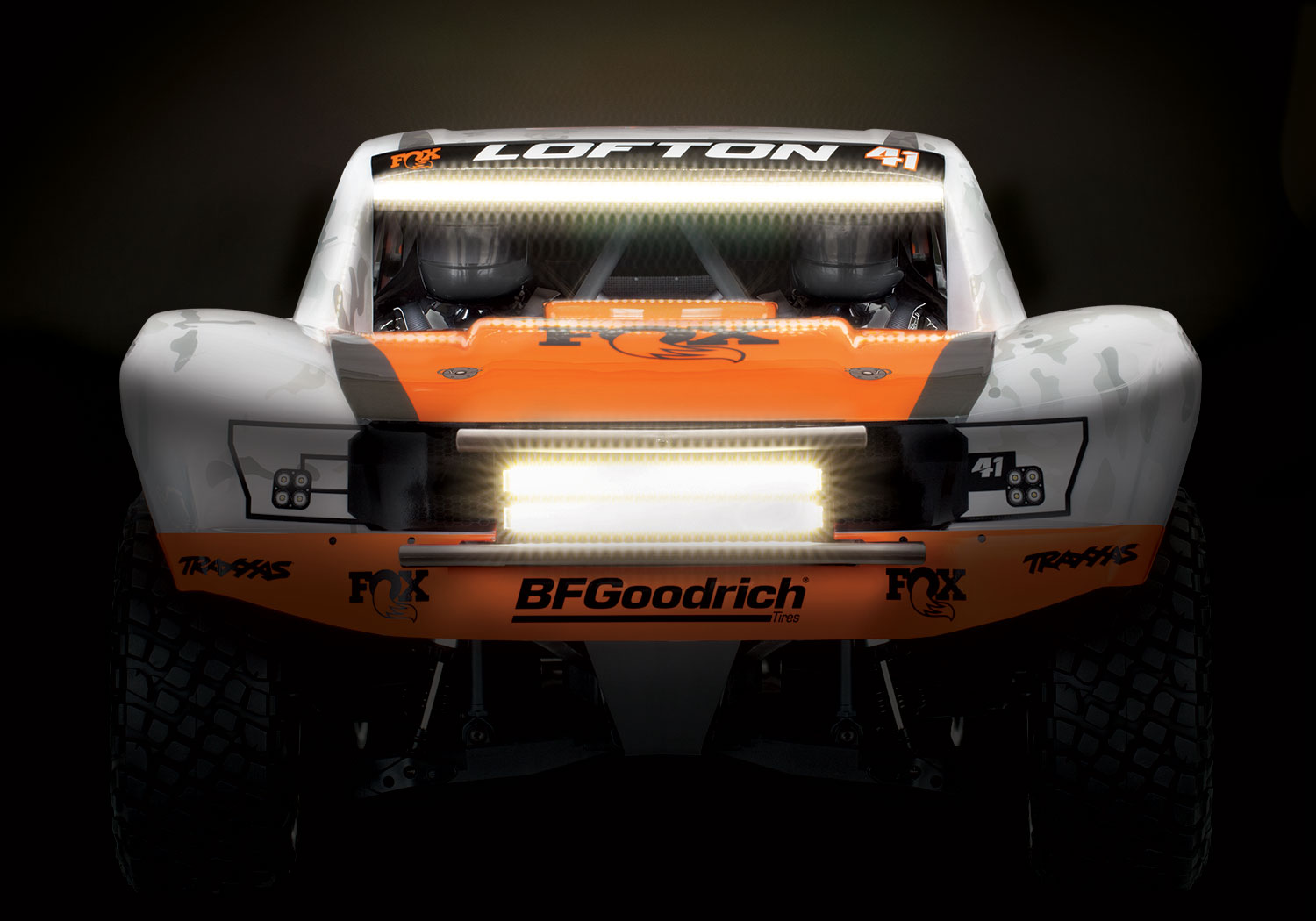 Traxxas Unlimited Desert Racer Pro-Scale 4WD incl. LED TQi VXL-6S FOX 1/8 Orange