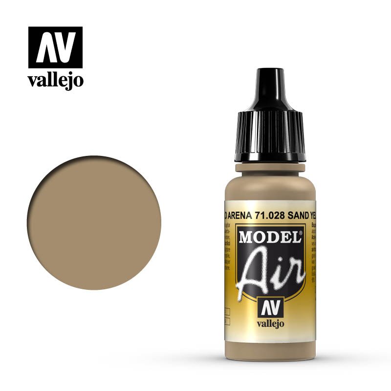 71028 Vallejo Sand Yellow Model Air 17ml