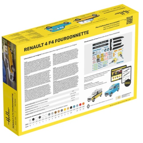 Heller Renault 4 Fourgonette F4 1/24
