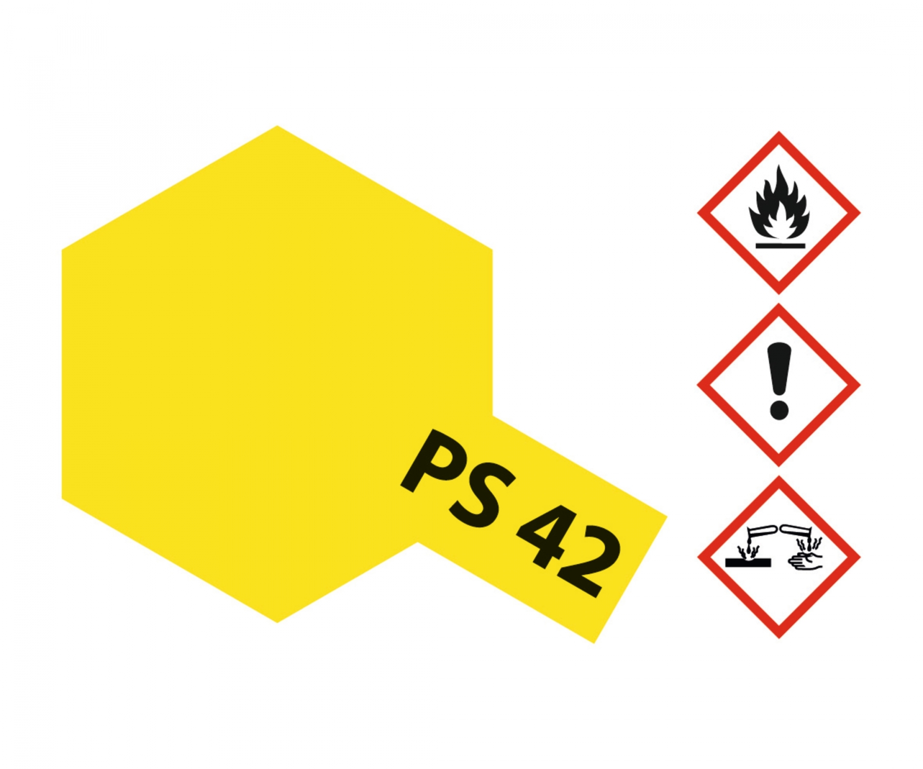 PS42 Spray Translucent Yellow brillant 100ml Tamiya
