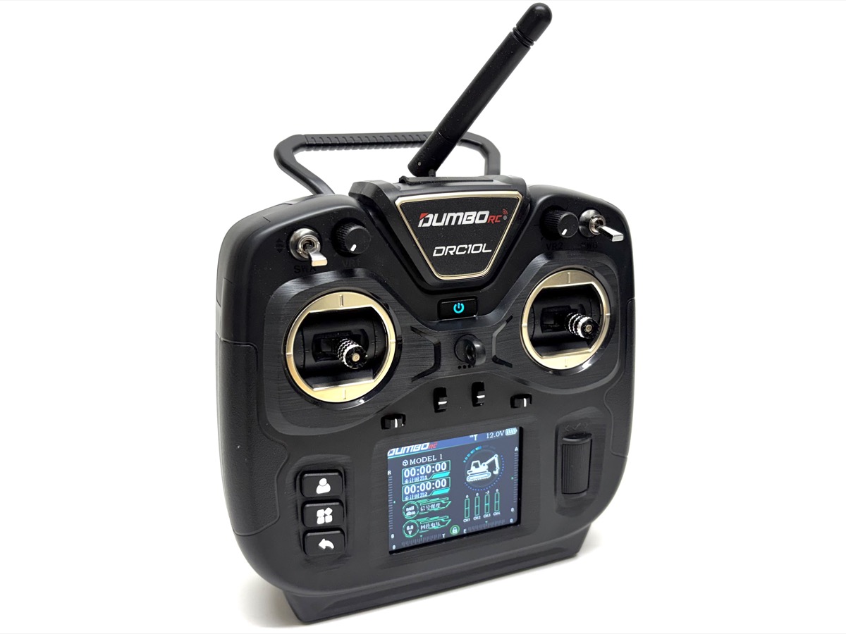 DumboRC DRC10L 10-Kanaals Stick Afstandsbedieningsset 2.4GHz