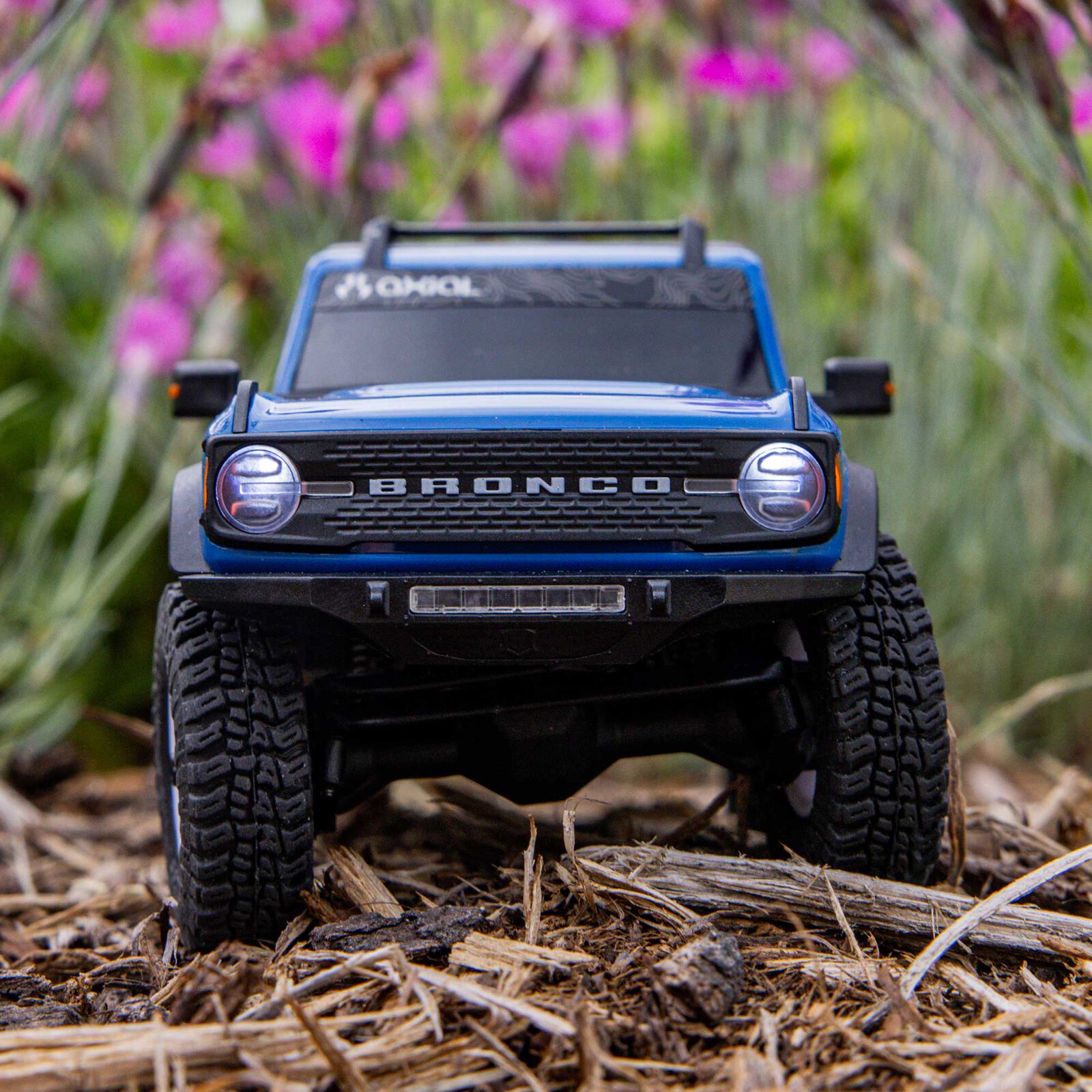 Axial SCX30 Ford Bronco 4X4 RTR Brushed Rock Crawler (Battery & Charger Included), Blue 1/30