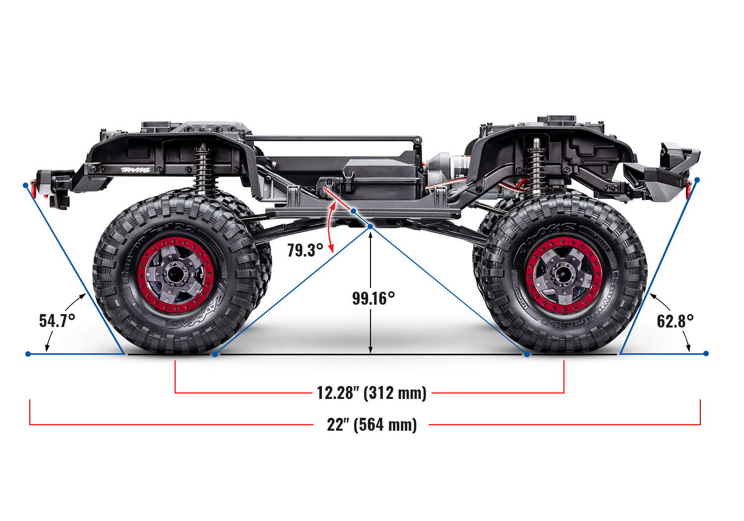 Traxxas TRX-4 Sport 4WD High Trail Edition 1/10 BLUE