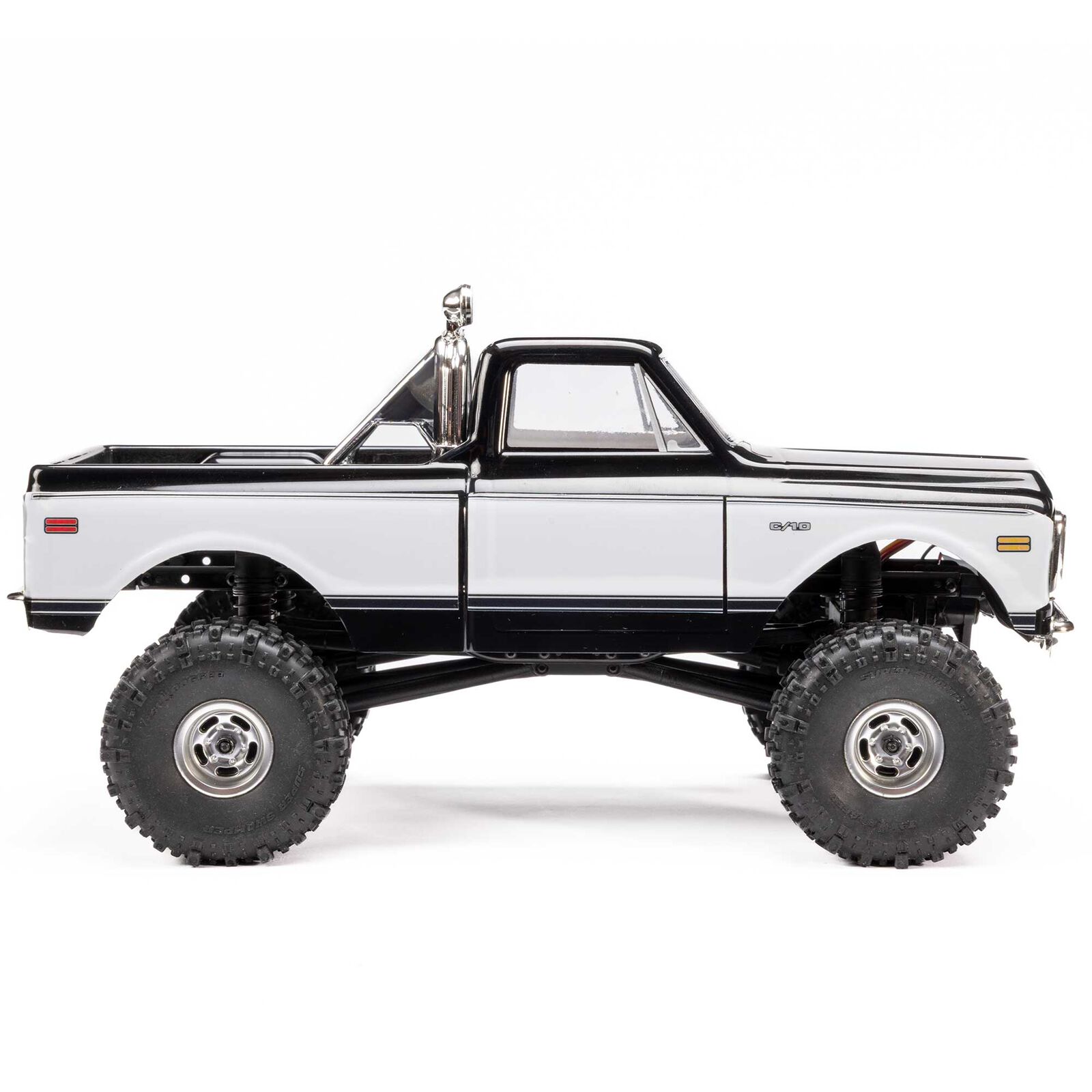 Axial SCX24 1967-1972 Chevrolet C10 4WD Truck Brushed RTR Black/White 1/24