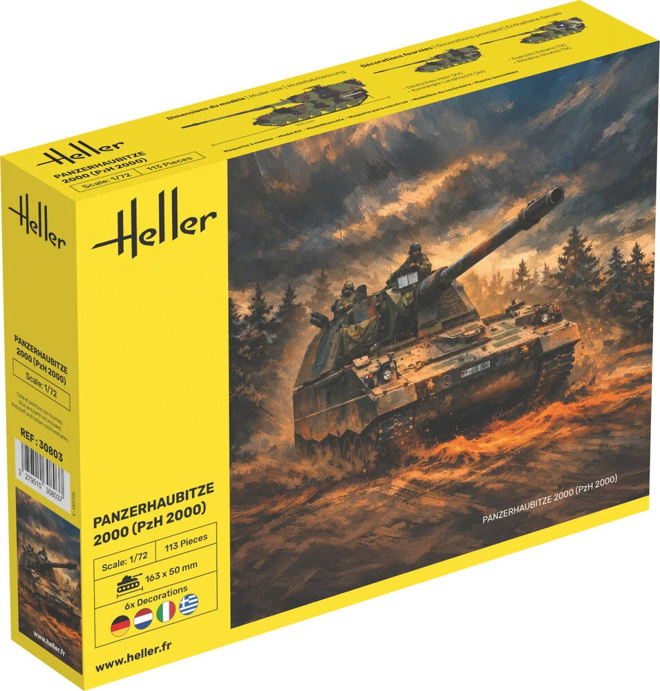 Heller Panzerhaubitze 2000 (PzH 2000) 1/72