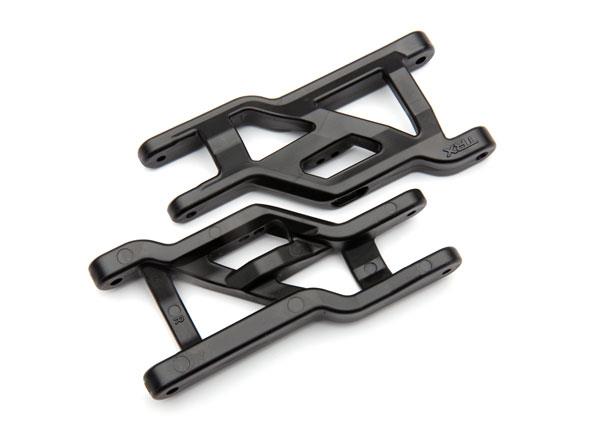 Traxxas Suspension arms front (BLACK) (2) (Heavy Duty Cold Weather Material)
