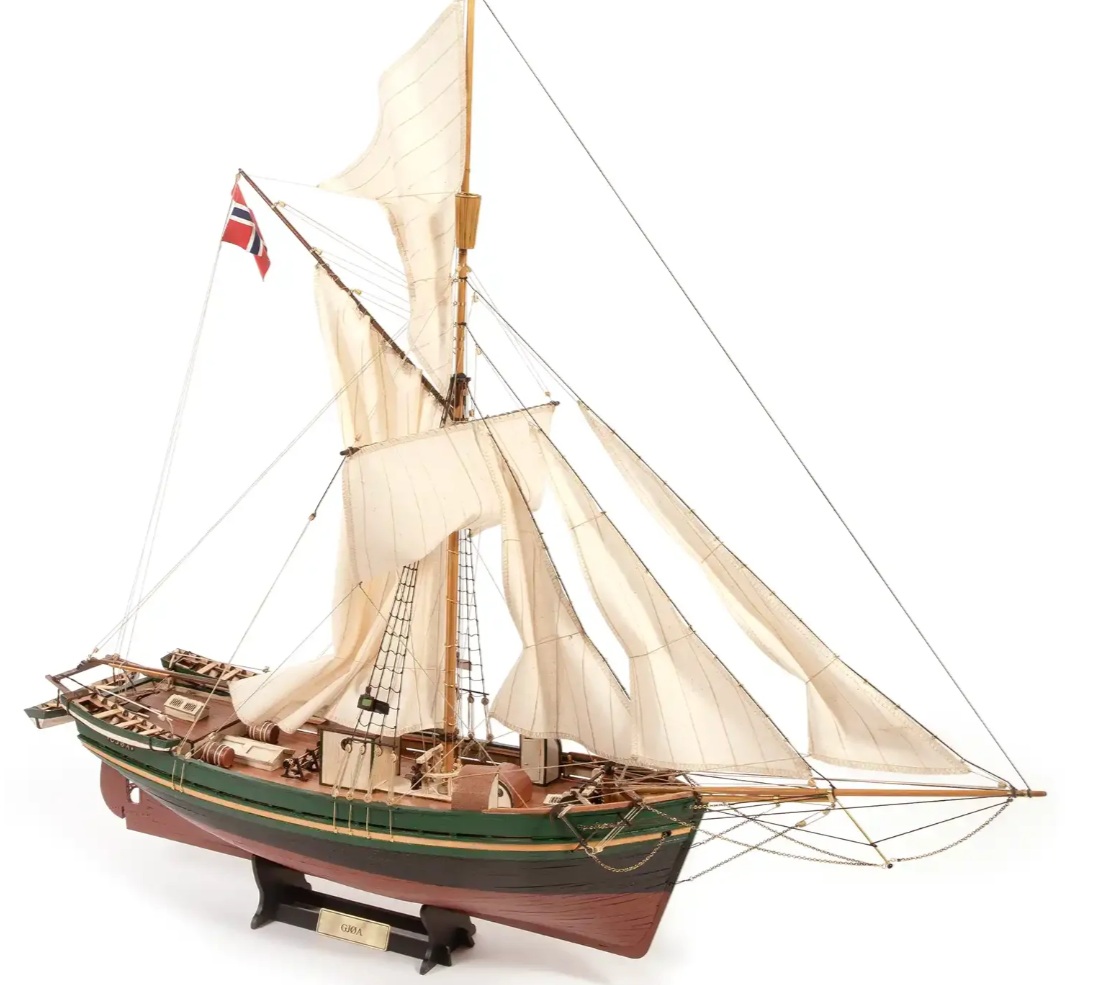 Occre Gjøa modelschip Amundsens Poolschip 1/45