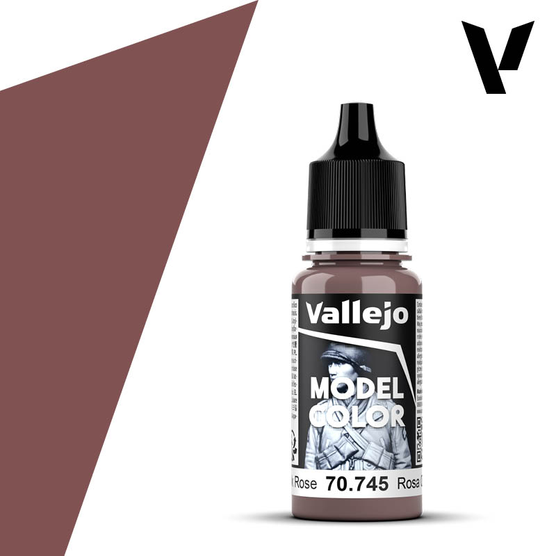 70745 Vallejo Dark Rose Model Color 18ml